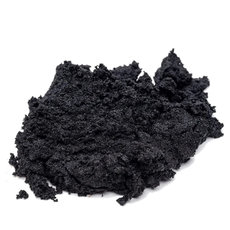 Madagascar vanilla caviar seeds — black specks close-up